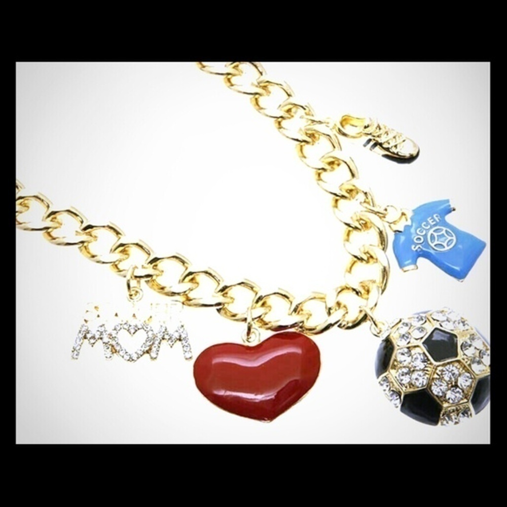 REDUCED!!!!Soccer Mom Charm Necklace